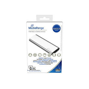 MediaRange MR1102 SSD Externo 480 GB Plata MediaRange MR1102 SSD Externo 480 GB Plata