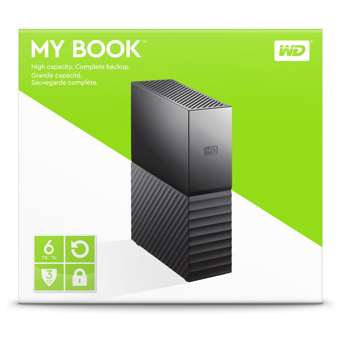 Western Digital My Book 6 TB 3.5 Pulgadas Negro