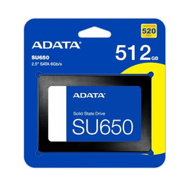 ADATA SSD Ultimate SU650 512GB 3D NAND 2.5" SATA III Interno