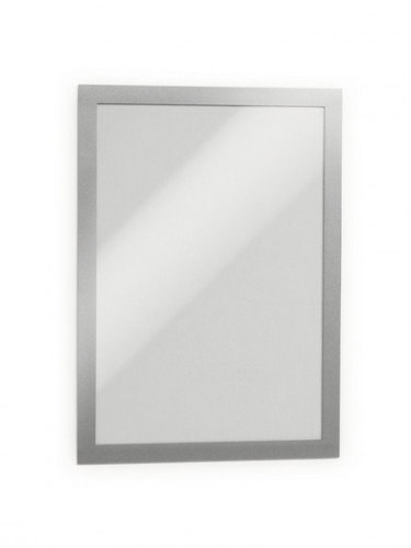 Durable Duraframe Marco Informativo A4 Plata Pack de 2