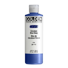 Golden Fluid Colores Acrílicos Azul Cerúleo Oscuro 237 ml