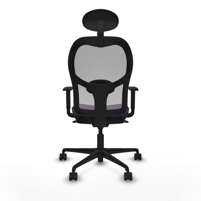 PIQUERAS Y CRESPO Silla de oficina Jorquera con mecanismo Sincro, Morado y Gris PIQUERAS Y CRESPO Silla de oficina Jorquera con mecanismo Sincro, Morado y Gris
