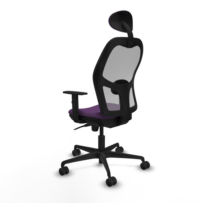 PIQUERAS Y CRESPO Silla de oficina Jorquera con mecanismo Sincro, Morado y Gris PIQUERAS Y CRESPO Silla de oficina Jorquera con mecanismo Sincro, Morado y Gris