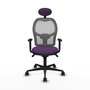 PIQUERAS Y CRESPO Silla de oficina Jorquera con mecanismo Sincro, Morado y Gris