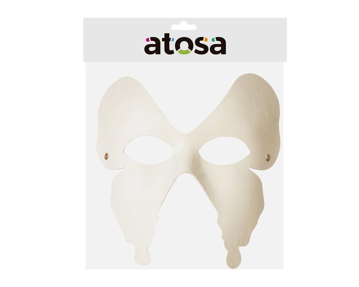 Gafas antifaz mariposa calada blanca para pintar y fiestas Gafas antifaz mariposa calada blanca para pintar y fiestas