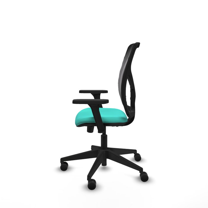 PIQUERAS Y CRESPO Silla de oficina Motilla con mecanismo Sincro/Traslack, Turquesa y Negro PIQUERAS Y CRESPO Silla de oficina Motilla con mecanismo Sincro/Traslack, Turquesa y Negro