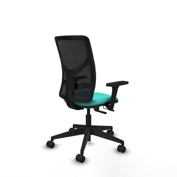 PIQUERAS Y CRESPO Silla de oficina Motilla con mecanismo Sincro/Traslack, Turquesa y Negro PIQUERAS Y CRESPO Silla de oficina Motilla con mecanismo Sincro/Traslack, Turquesa y Negro