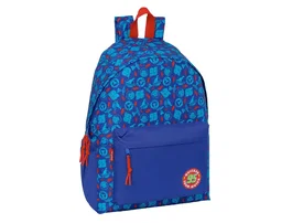 Safta Mochila Infantil Cars adaptable a carrito de bebé, Colección Cars, Dimensiones 330x270x100 mm