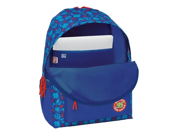 Safta Mochila Infantil Cars adaptable a carrito de bebé, Colección Cars, Dimensiones 330x270x100 mm