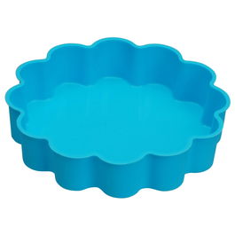 Lily Cook Molde Corazón 24 cm para Repostería - Ideal para Partir en 6 Trozos, Silicona Resistente