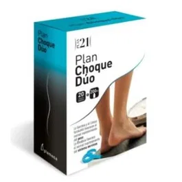 PLAMECA Plan Choque Duo Complemento Alimenticio - Jarabe 200 ml + 20 Cápsulas con Garcinia Cambogia, Rhodiola y Probióticos - Ref. Plan 21