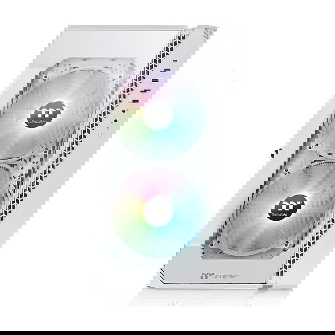 Thermaltake View 51 TG ARGB Snow Midi Tower PC Blanco con Iluminación ARGB