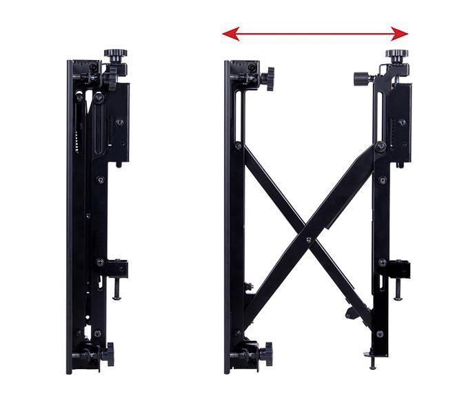 B-Tech BT8390 Brazo de Interfaz para Pantalla, VESA 400 Pop-Out con Microajuste, Par