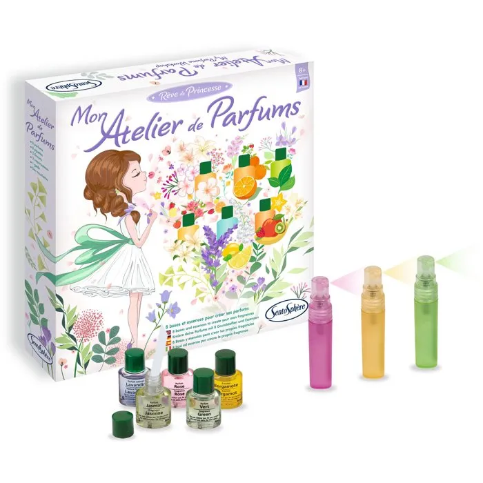 Sentosphere Mi Taller de Perfumería SEN1733512101030 - Kit de Introducción al Arte de la Composición de Perfumes para Niños a Partir de 8 Años