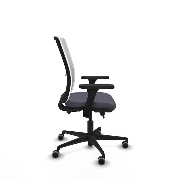 PIQUERAS Y CRESPO Silla de oficina Haches con mecanismo Sincro/Traslack, Gris oscuro y Blanco PIQUERAS Y CRESPO Silla de oficina Haches con mecanismo Sincro/Traslack, Gris oscuro y Blanco