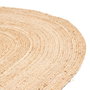 Ixia Alfombra Natural de Yute de 180 x 120 cm