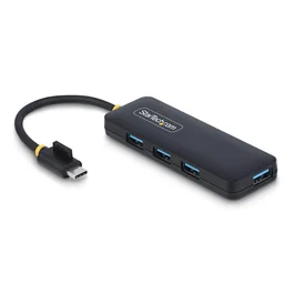 Startech Hub USB-C 4 Puertos - Adaptador USB Tipo C a 4 Puertos USB-A