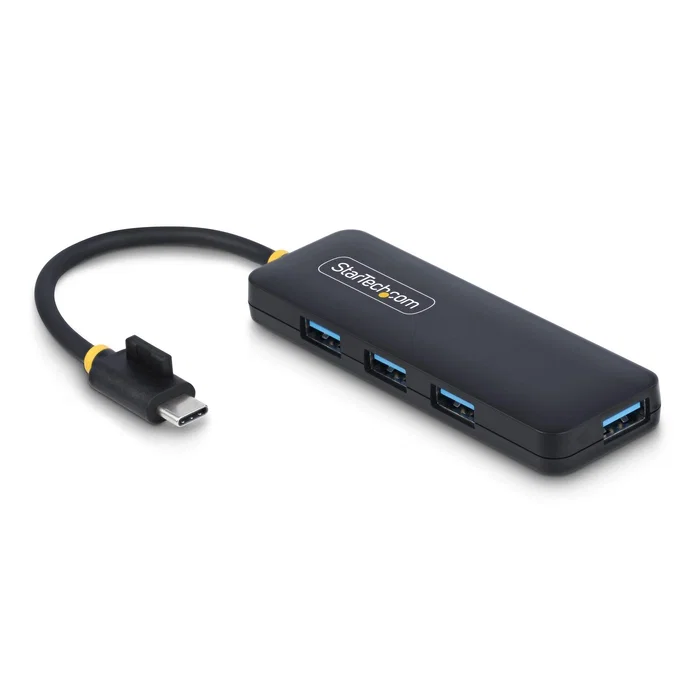 StarTech.com Hub USB-C de 4 Puertos USB-A USB 3.0 5Gbps Alimentado por Bus Portátil Negro StarTech.com Hub USB-C de 4 Puertos USB-A USB 3.0 5Gbps Alimentado por Bus Portátil Negro