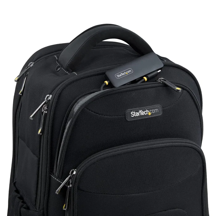 StarTech.com Hub USB-C 4 Puertos USB 3.0 (5 Gbps) Compacto y Portátil, Alimentado por Bus, Plug & Play, Color Negro, Modelo H5C4A-USB-HUB