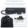 StarTech.com Hub USB-C de 4 Puertos USB-A 5Gbps Negro