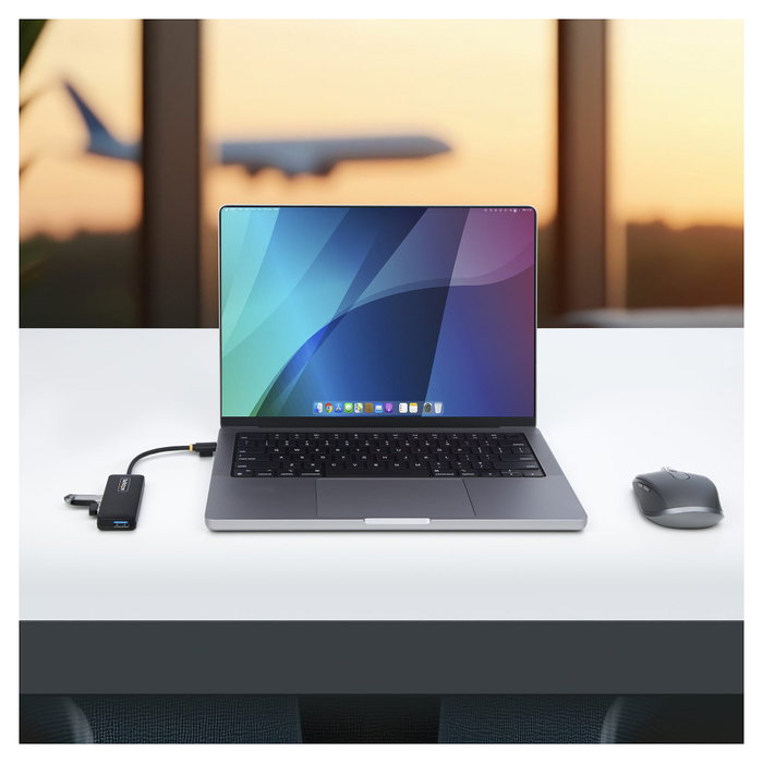 StarTech.com Hub USB-C de 4 Puertos USB-A 5Gbps Negro
