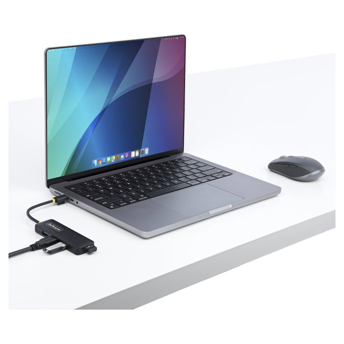 StarTech.com Hub USB-C de 4 Puertos USB-A 5Gbps Negro