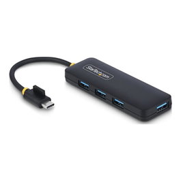 Startech Hub USB-C 4 Puertos - Adaptador USB Tipo C a 4 Puertos USB-A