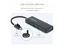 Startech Hub USB-C 4 Puertos - Adaptador USB Tipo C a 4 Puertos USB-A