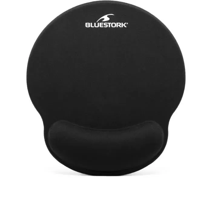 Bluestork BS-PAD-ERGO Alfombrilla de ratón ergonómica con reposamuñecas, Grosor 3 mm