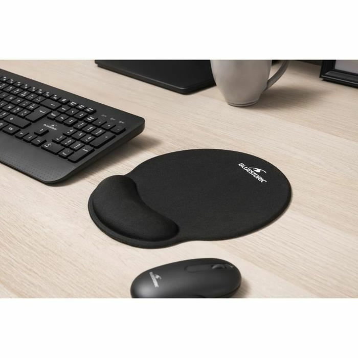 Bluestork Alfombrilla de ratón ergonómica BS-PAD-ERGO con reposamuñecas