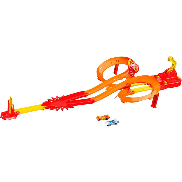 Mattel JFD11 Hot Wheels Pista Choques Y Carreras Frenéticas