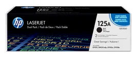 HP Pack de ahorro de 2 cartuchos de tóner original LaserJet 125A negro