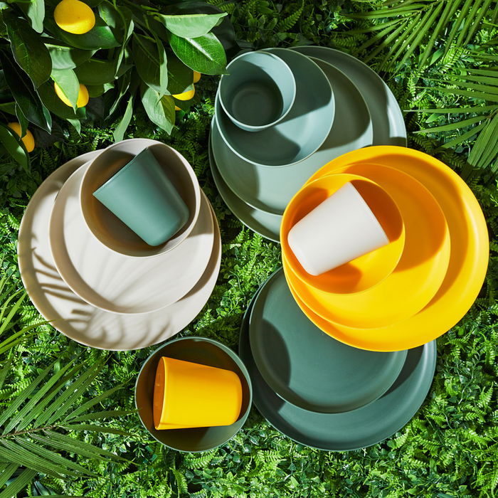 Home Deco Factory Vaso 250 Ml Bain De Soleil Polipropileno Colores Surtidos