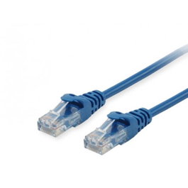 Equip cable de red cat6a u utp 2xrj45 0.50m azul lszh