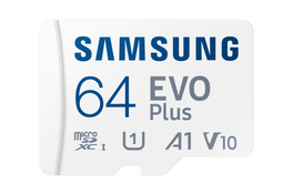 Samsung MB-MC64S 64 GB MicroSDXC UHS-I Tarjeta Memoria V10 A1 160 MB/s