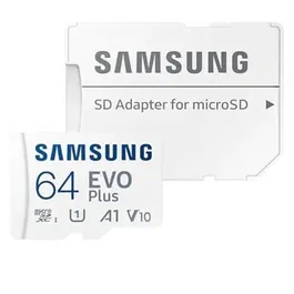 Samsung MB-MC64SA/EU Tarjeta microSDXC EVO Plus 64GB Clase 10 U3 V30 A2 con Adaptador SD hasta 160MBs