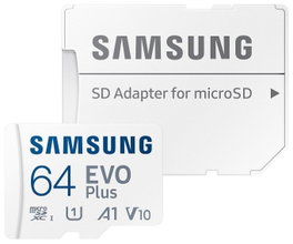 Samsung EVO Plus 64 GB microSDXC con Adaptador