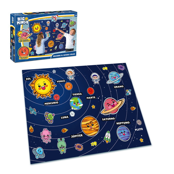 World Brands BM803880 Descubre El Sistema Solar Panel Educativo Para Niños +4 Años