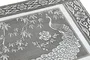 DKD Home Decor Joyero Indio Pavo real verde Plateado 20 x 5.4 x 27.5 cm