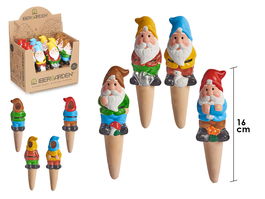 Ibergarden Maceta Rega Plantas Enanos Cerámica Colores Vivos Surtidos 4.5 x 16.5 x 4 cm (Set de 48)