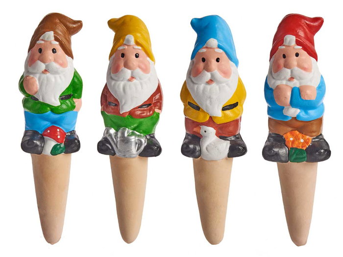 Ibergarden Maceta Rega Plantas Enanos Cerámica Colores Vivos Surtidos 4.5 x 16.5 x 4 cm (Set de 48)