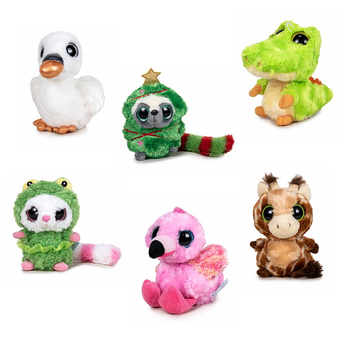 Famosa Softies 7/12813 Peluche Yohoo&Friends Colorful Collect, figura de 15 Cm para niños +3 años