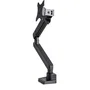 StarTech.com Soporte para Monitor Brazo Ajustable ARMSLIM2USB3 - VESA 75/100, hasta 34", 8 kg, Movimiento Completo, 2 Puertos USB 3.0, Negro, Montaje en Escritorio