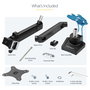 StarTech.com ARMSLIM2USB3 Soporte de Monitor Articulado hasta 34 pulgadas con 2 puertos USB 3.0, Negro