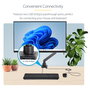 StarTech.com ARMSLIM2USB3 Soporte de Monitor Articulado hasta 34 pulgadas con 2 puertos USB 3.0, Negro