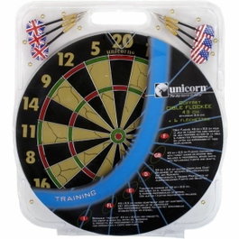 Unicorn Target Box Flocado 43 cm con 6 dardos alados