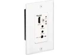 Muxlab Transmisor HDMI HDBT UHD-4K Wallplate, Transmisión hasta 40m en 4K/30 (4:4:4), Empotrable
