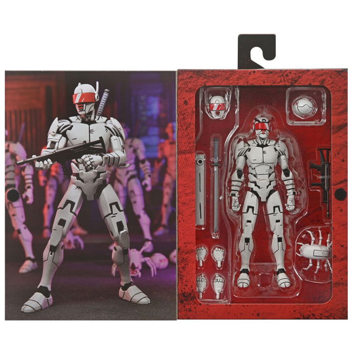 NECA Figura Ultimate Elite Synja Patrol Bot Teenage Mutant The Last Ronin Tortugas Ninja 18cm Articulada Accesorios