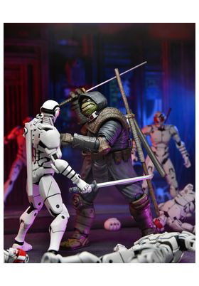 NECA Figura Ultimate Elite Synja Patrol Bot Teenage Mutant The Last Ronin Tortugas Ninja 18cm Articulada Accesorios