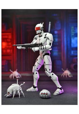 NECA Figura Ultimate Elite Synja Patrol Bot Teenage Mutant The Last Ronin Tortugas Ninja 18cm Articulada Accesorios